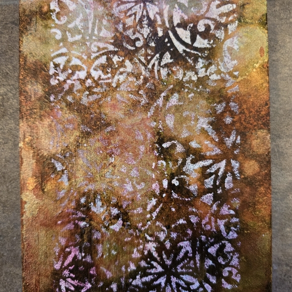 HANDCRAFTED Upcycled Wood Paddle HANDPAINTED Wall Art Decor Handmade Artwork - Picture 5 of 15